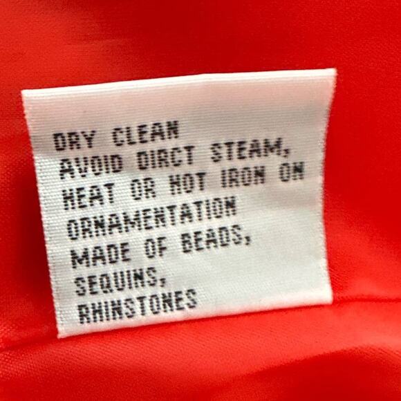 GIOVANNA Jacket Womens  20W Orange Coral Linen Embroidered Special Occasion - Picture 8 of 14